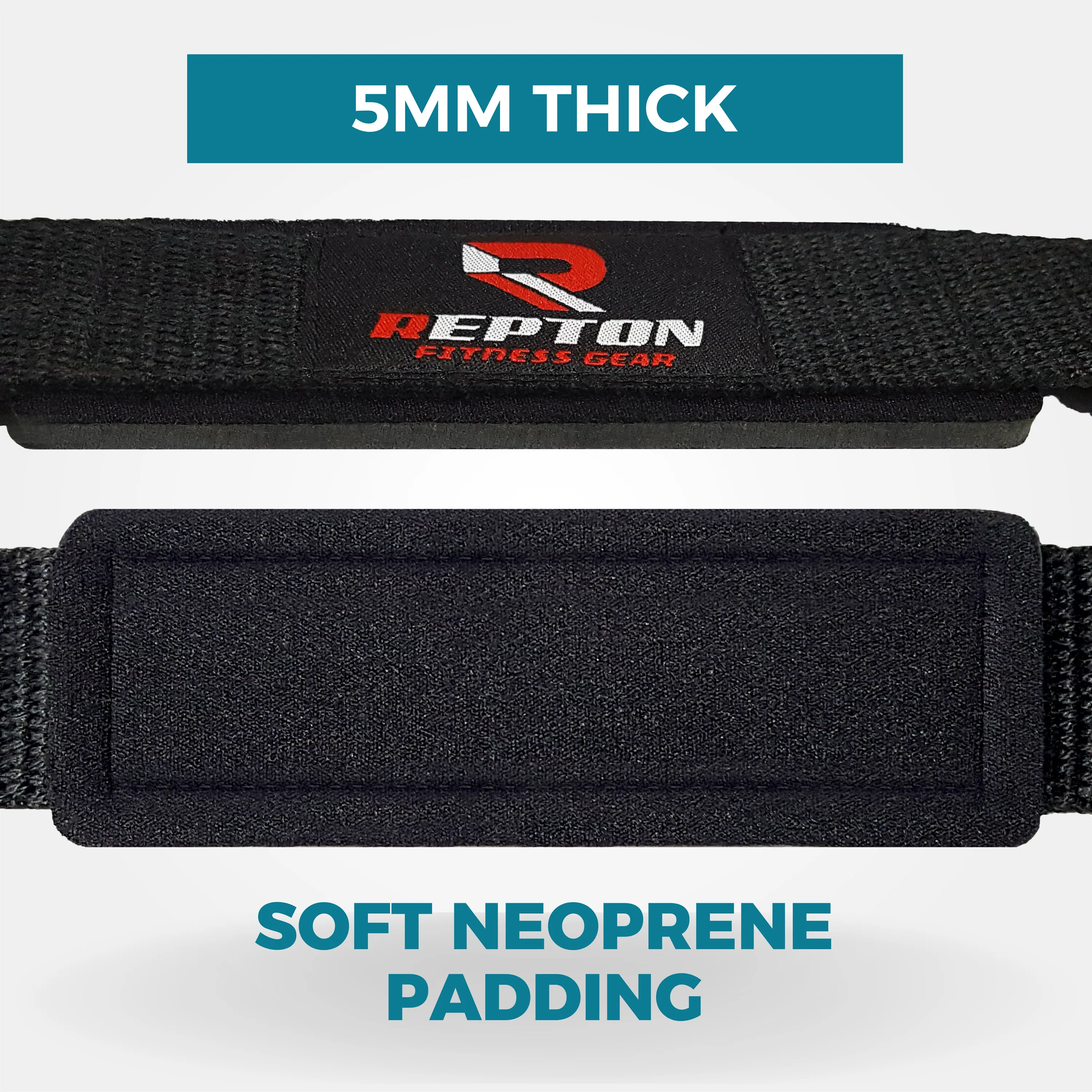 Weight Lifting Straps, Powerlifting Deadlifting, Anti Slip 60CM Hand Bar Grip, 5MM Neoprene Wrist Support, for Heavy Duty Bodybuilding