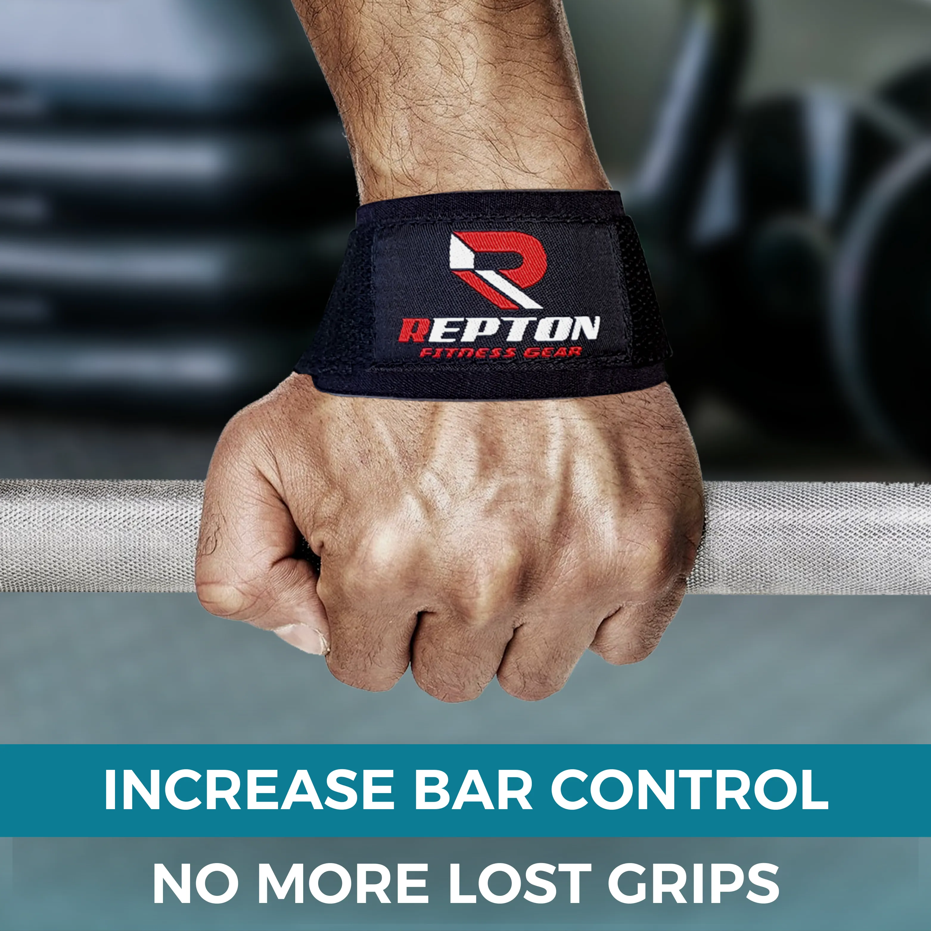 Weight Lifting Straps, Powerlifting Deadlifting, Anti Slip 60CM Hand Bar Grip, 5MM Neoprene Wrist Support, for Heavy Duty Bodybuilding
