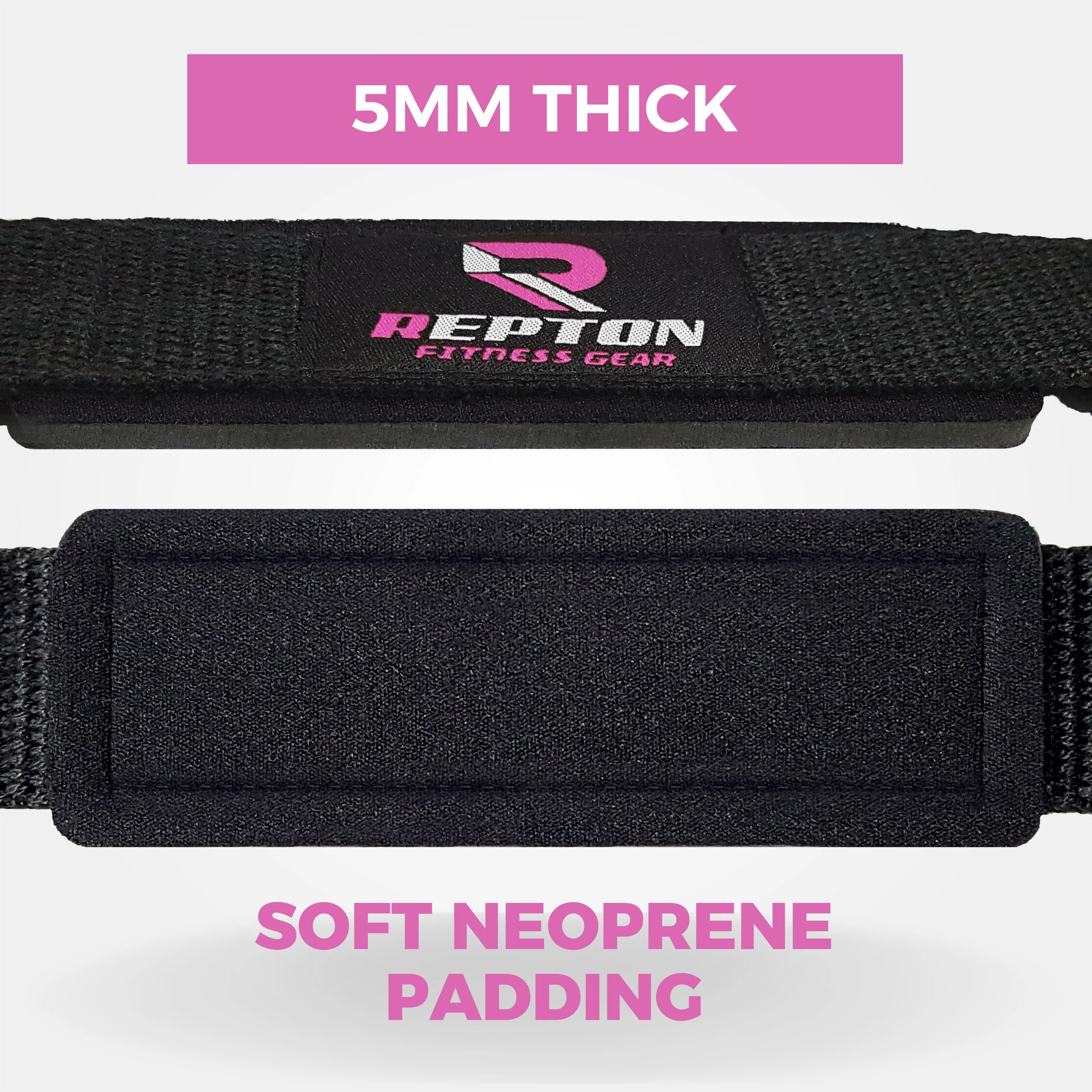 Weight Lifting Straps, Powerlifting Deadlifting, Anti Slip 60CM Hand Bar Grip, 5MM Neoprene Wrist Support, for Heavy Duty Bodybuilding