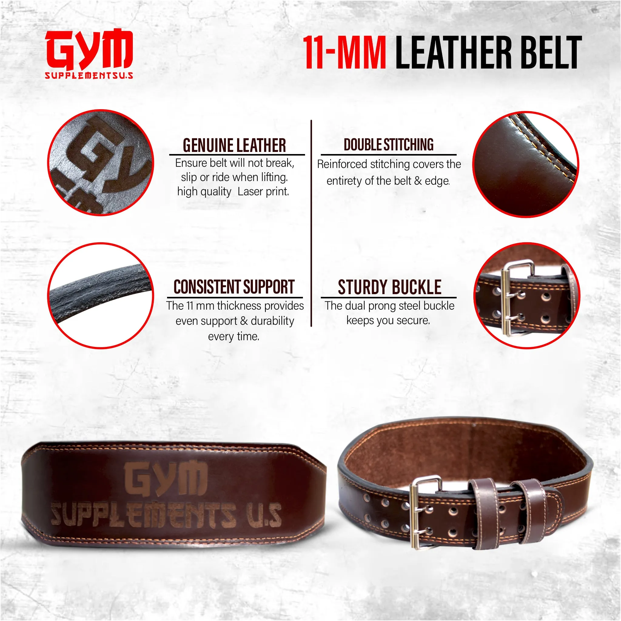 WEIGHTLIFTING BELT 11MM