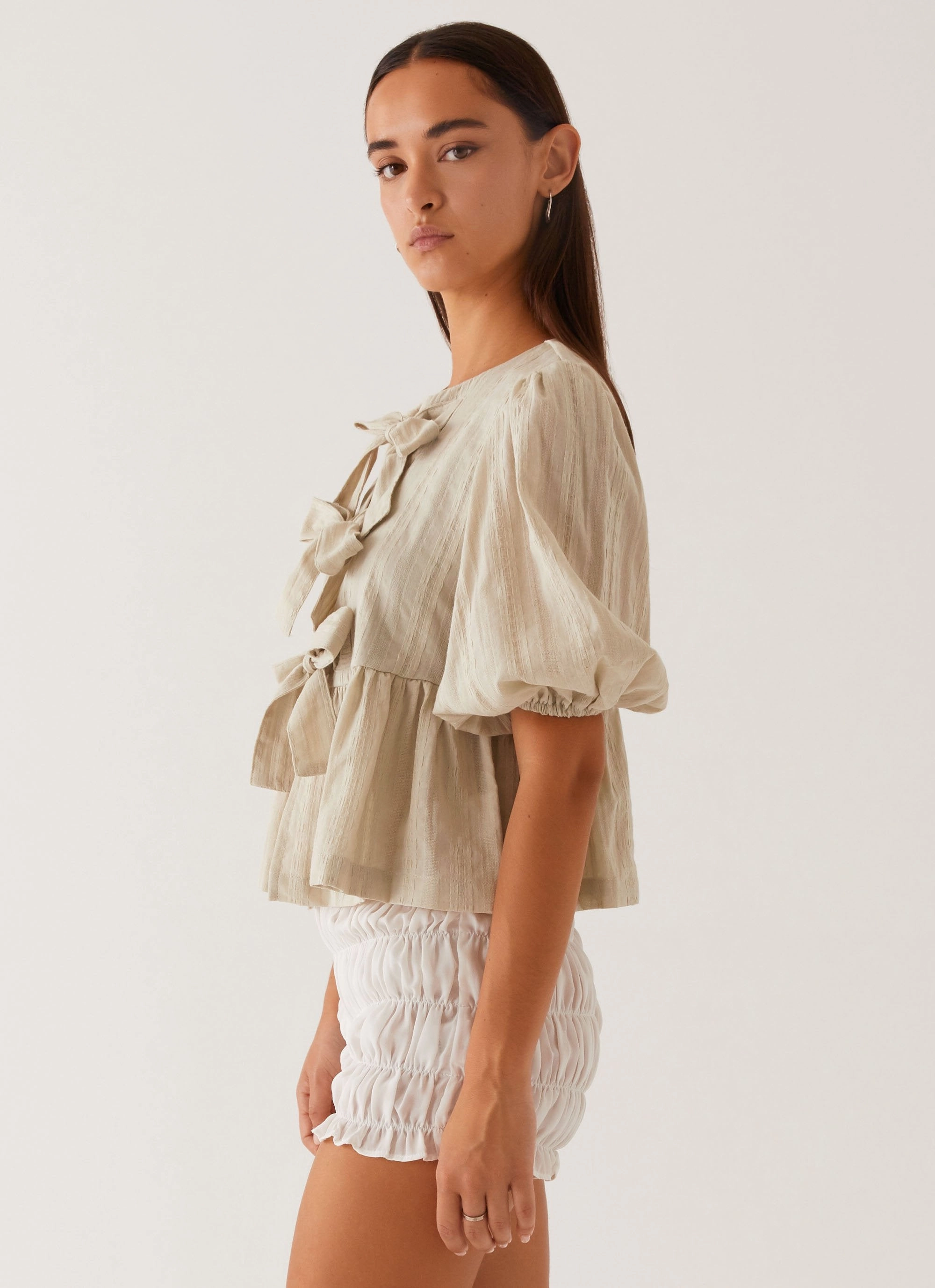Compression Fit Western Wind Tie Top - Sage