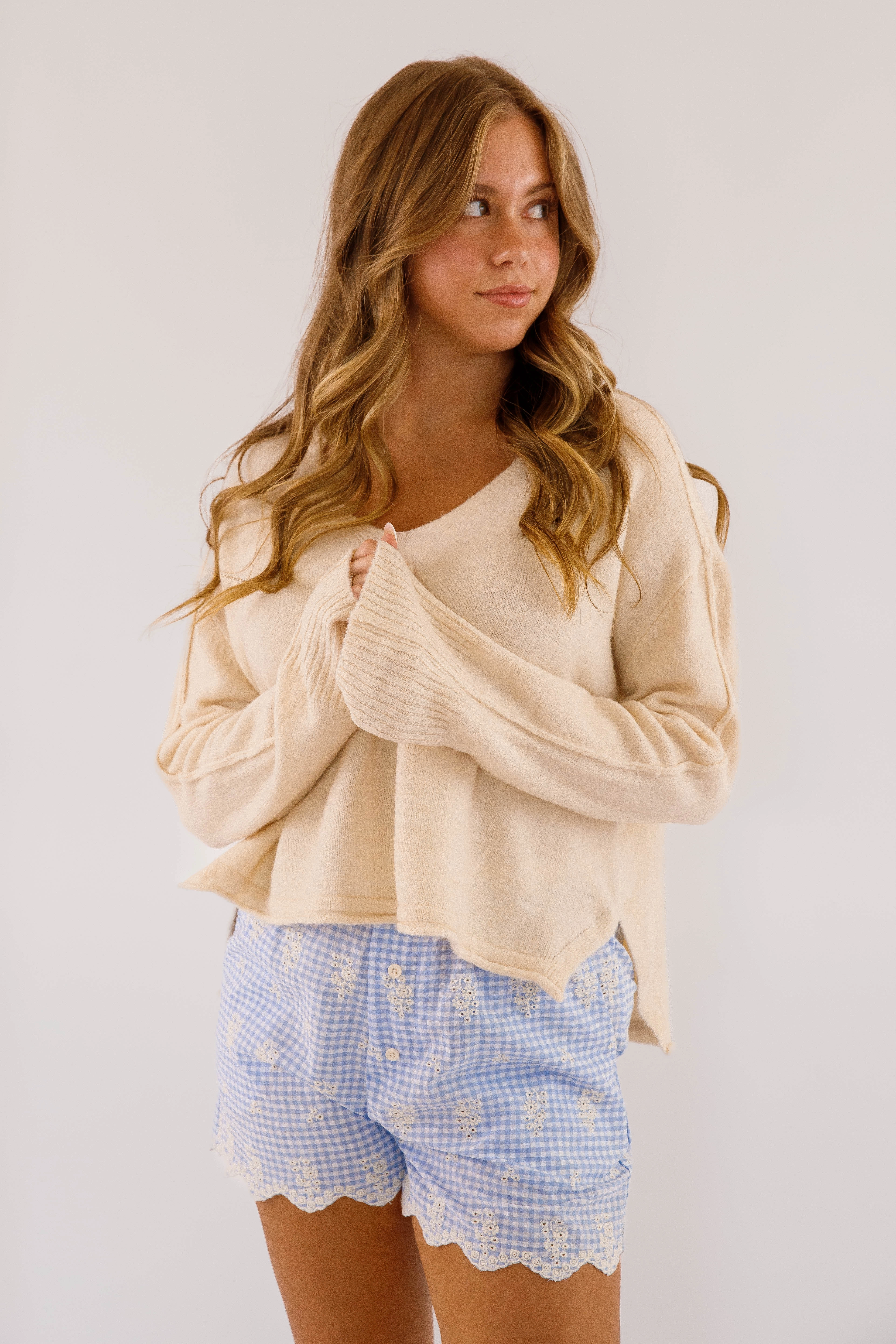Easycare Sleeveless Tee Where It Goes Sweater-Taupe