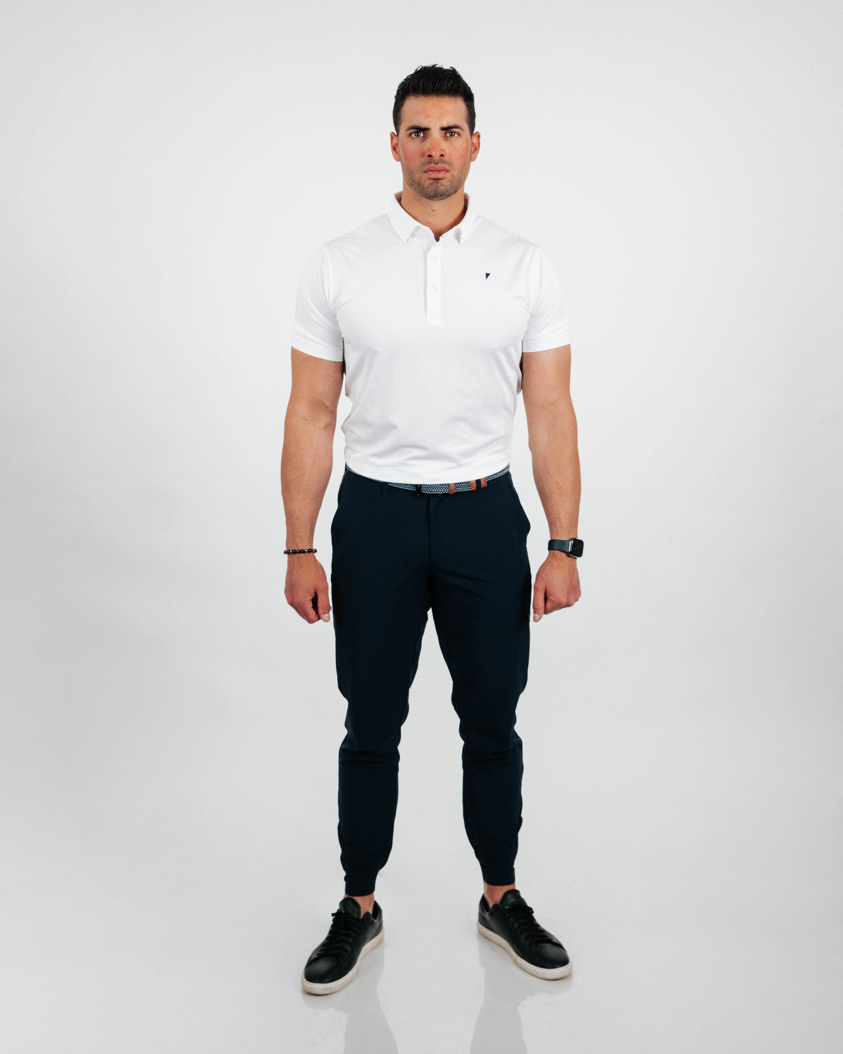 White Classic Polo Convertible Style