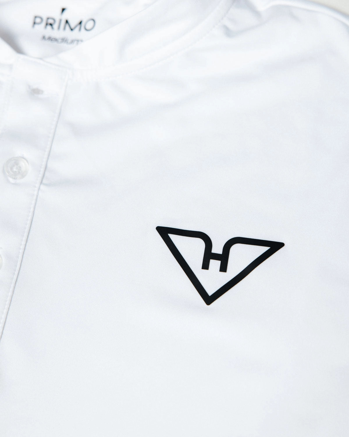 Sustainable Textile Friction Reducing Finish White HyFlyers Blade Polo