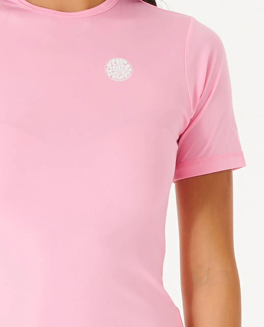 Whitewash Loose Fit UPF Short Sleeve Rash Vest