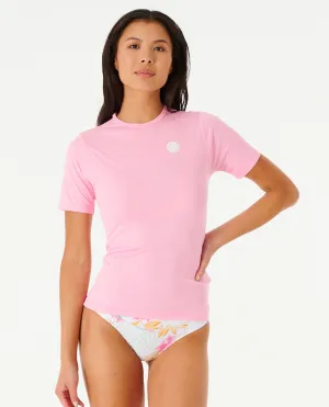 Whitewash Loose Fit UPF Short Sleeve Rash Vest