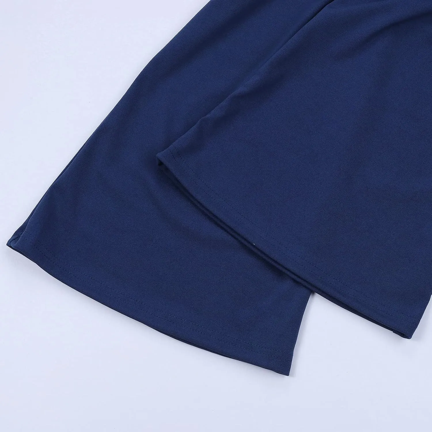 Wide Leg Pants High Waist Workout Pants Pockets Tall Petite Regular for Work Business Womens Yoga Pants Women