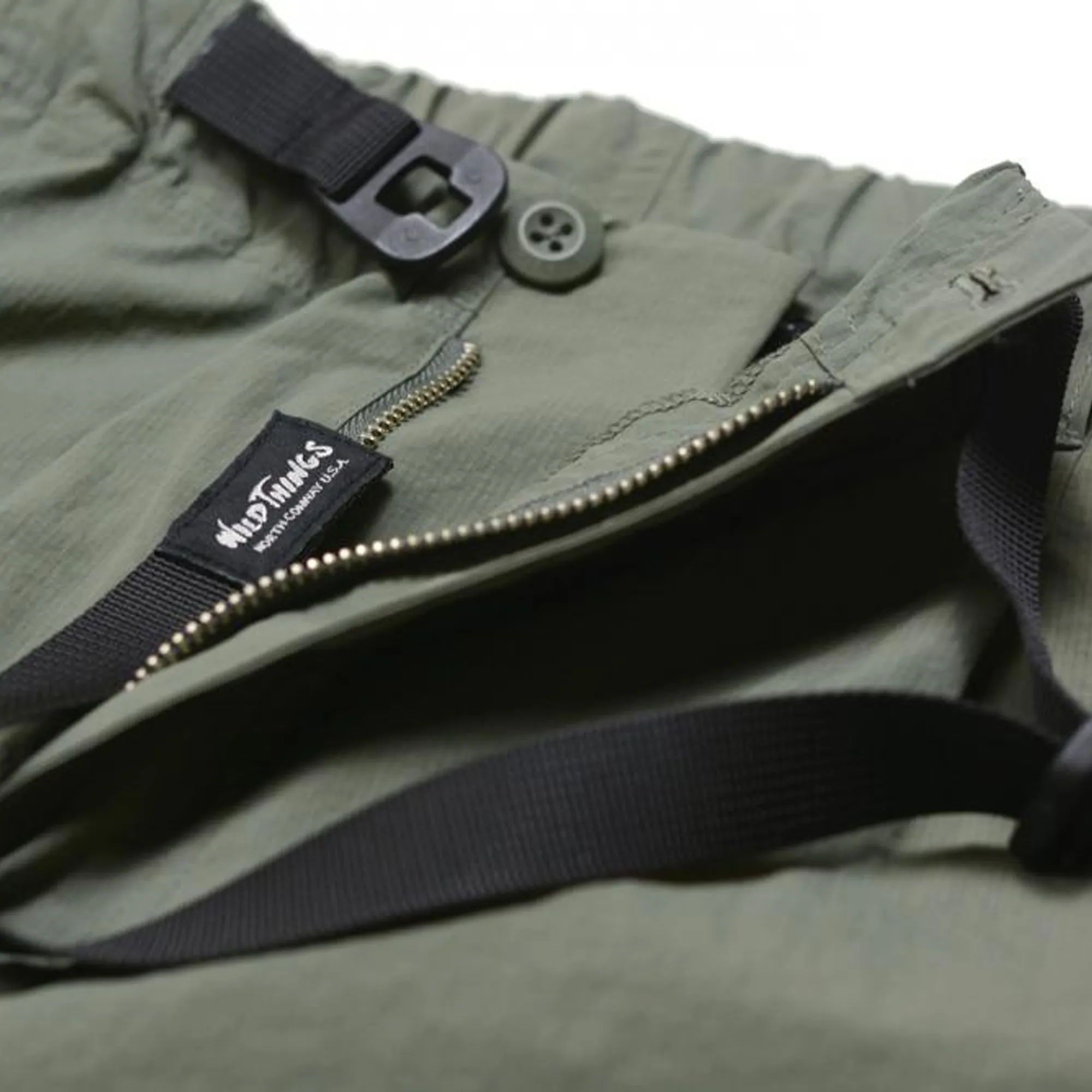 Wild Things Backstain Field Cargo Shorts Olive Drab