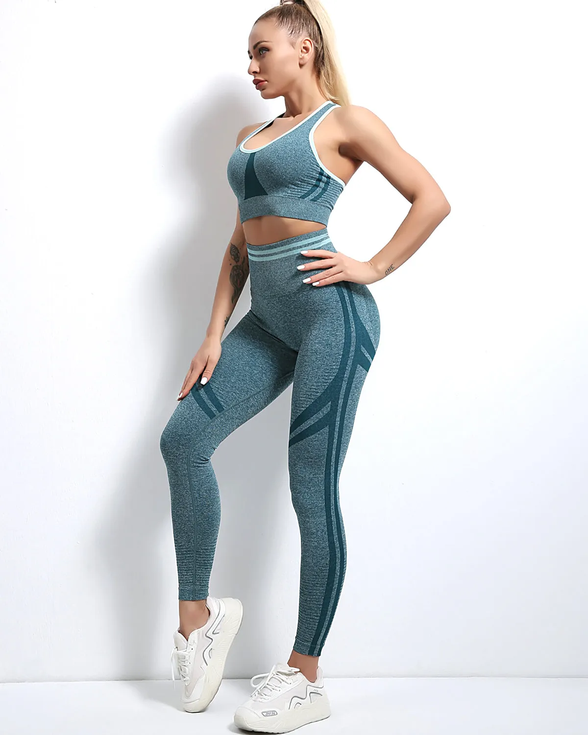 Willo Fox Seamless Scrunch Leggings - Dark Green