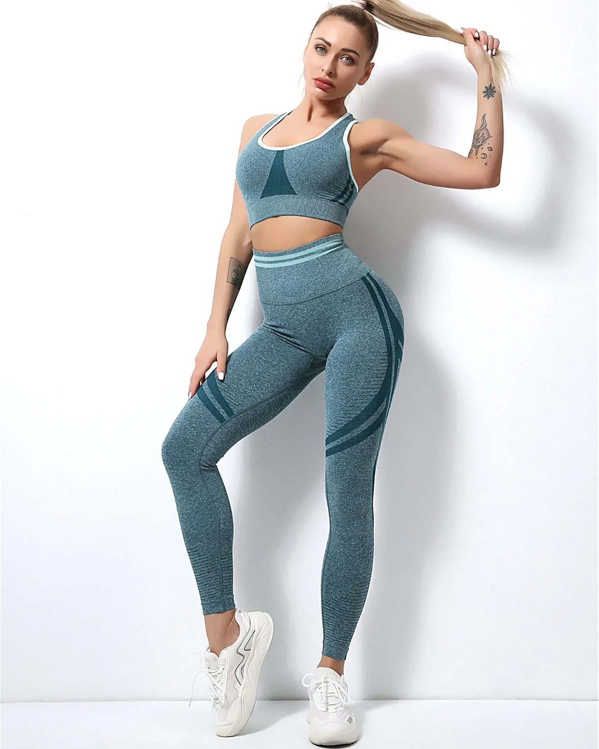 Willo Fox Seamless Scrunch Leggings - Dark Green