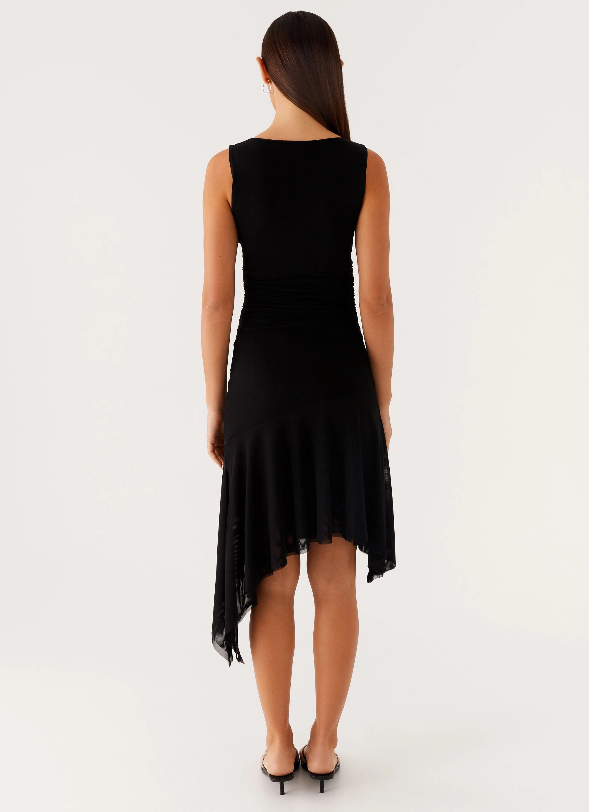 Classic Edge Indoor Event Winona Midi Dress - Black
