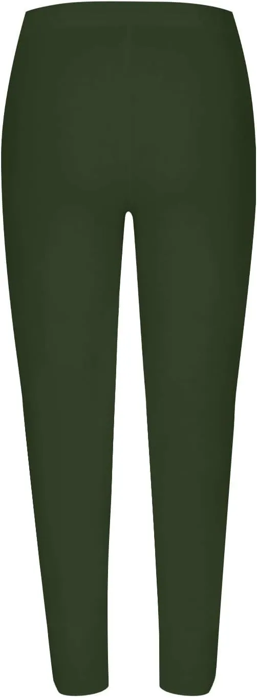 Winter Leggings for Women Stretchy Yoga Workout Causal Trendy Pants with Pockets Red Capri Leggings for Women