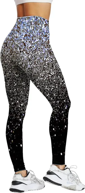 Winter Leggings for Women Stretchy Yoga Workout Causal Trendy Pants with Pockets Red Capri Leggings for Women