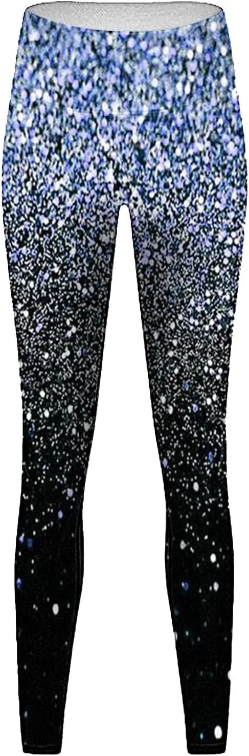 Winter Leggings for Women Stretchy Yoga Workout Causal Trendy Pants with Pockets Red Capri Leggings for Women