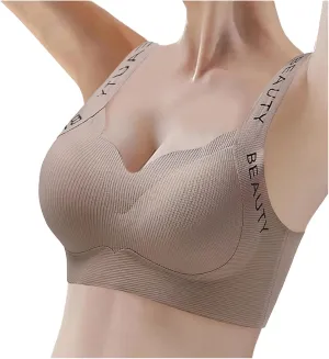 Wireless Bras for Women Full Coverage Seamless Bras Comfort Push Up Sports Everyday Bras Breathable T-Shirt Bra