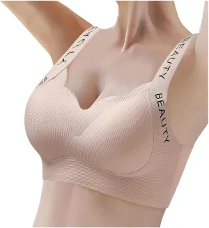 Wireless Bras for Women Full Coverage Seamless Bras Comfort Push Up Sports Everyday Bras Breathable T-Shirt Bra