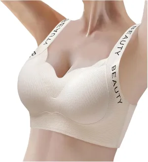 Wireless Bras for Women Full Coverage Seamless Bras Comfort Push Up Sports Everyday Bras Breathable T-Shirt Bra