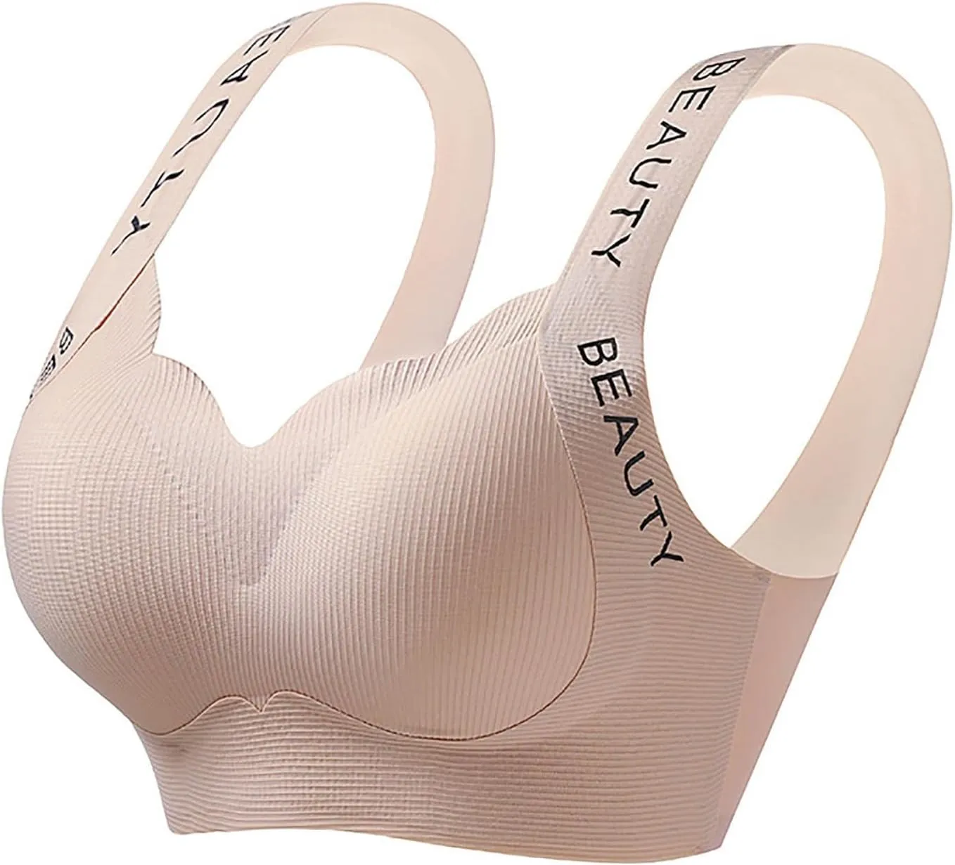 Wireless Bras for Women Full Coverage Seamless Bras Comfort Push Up Sports Everyday Bras Breathable T-Shirt Bra