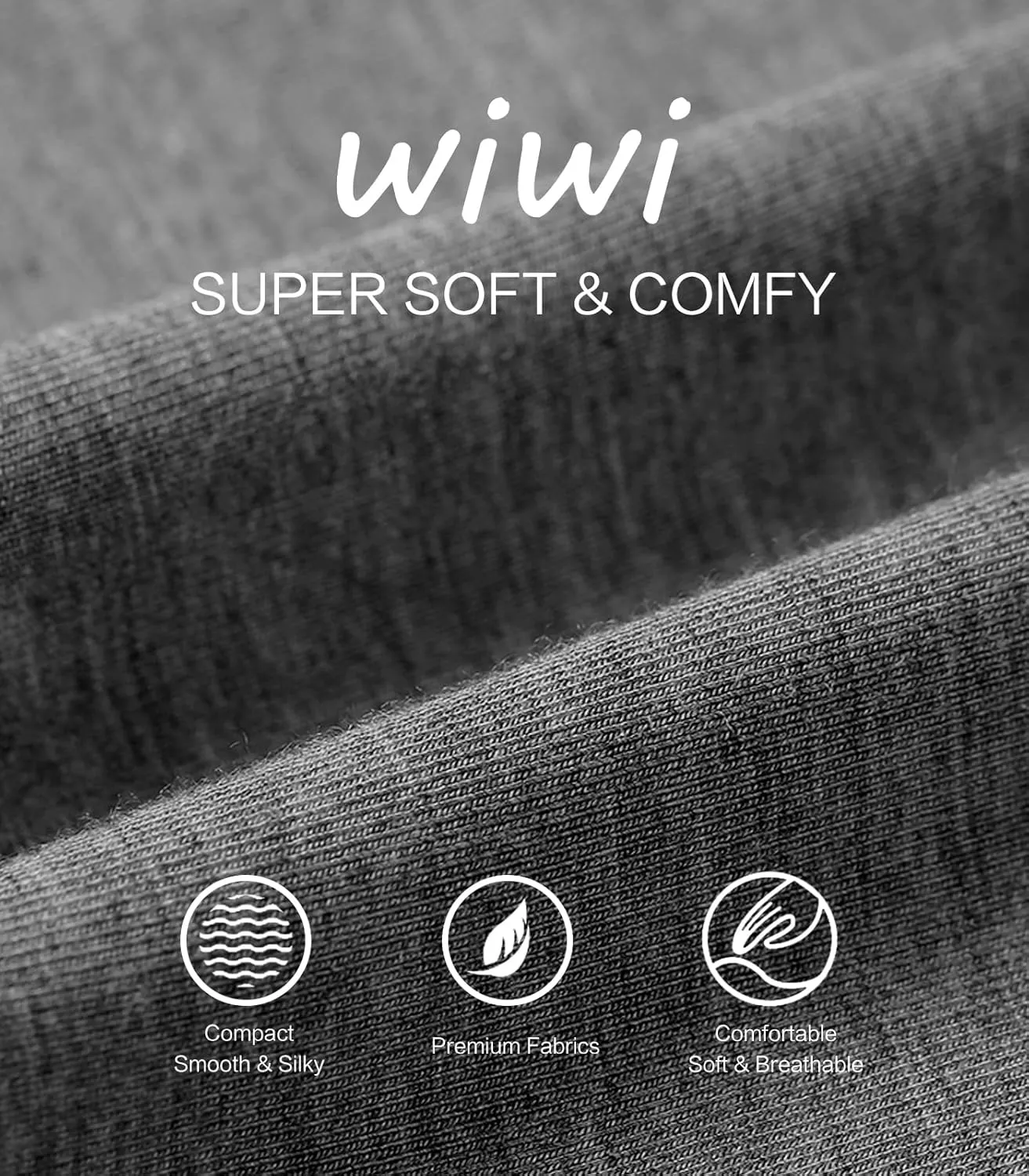 WiWi Mens Bamboo Viscose Pajama Shorts Lightweight Lounge Bottoms Soft Knit Sleep Short Pants Loungewear with Pockets S-3X