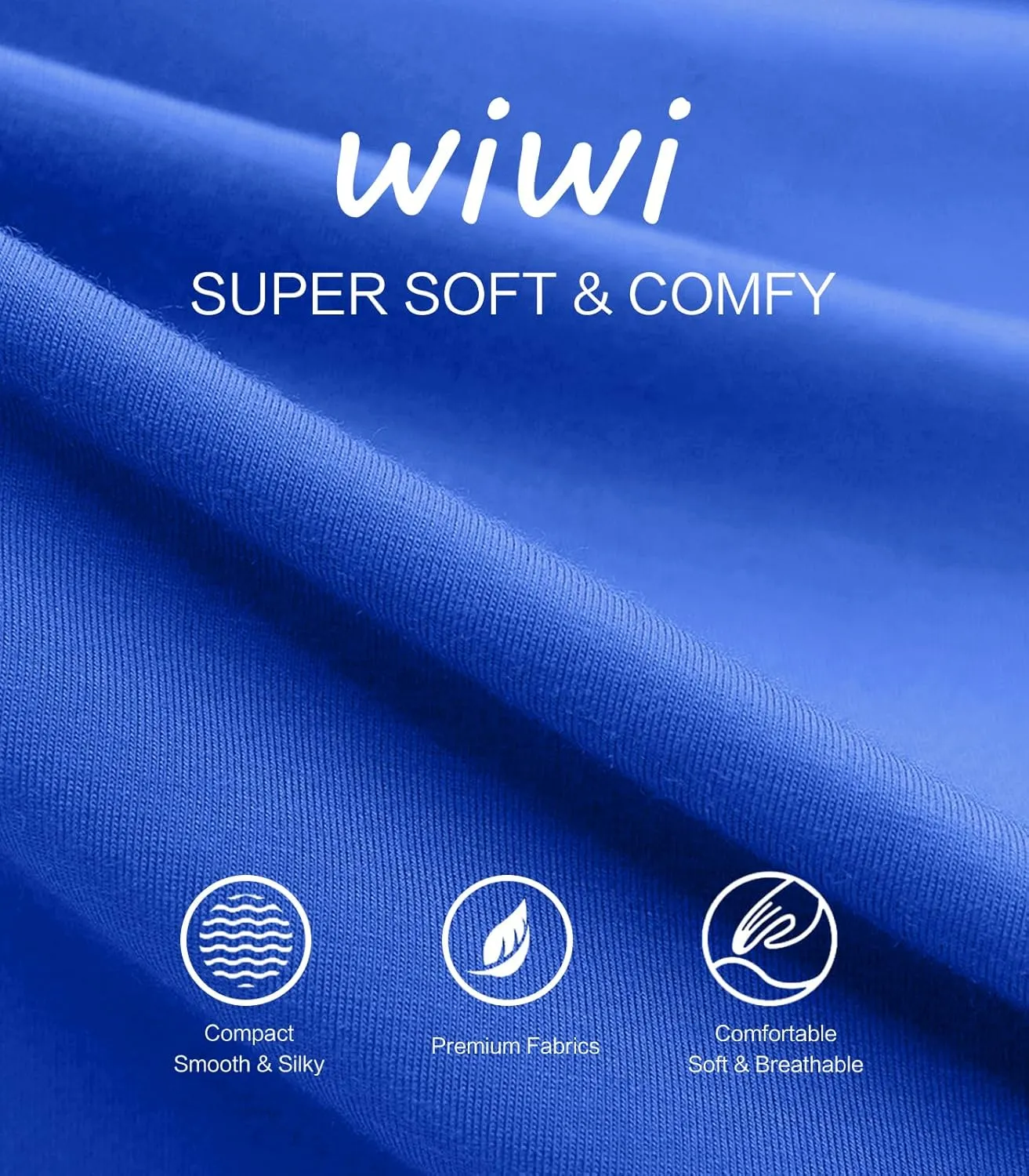 WiWi Mens Bamboo Viscose Pajama Shorts Lightweight Lounge Bottoms Soft Knit Sleep Short Pants Loungewear with Pockets S-3X