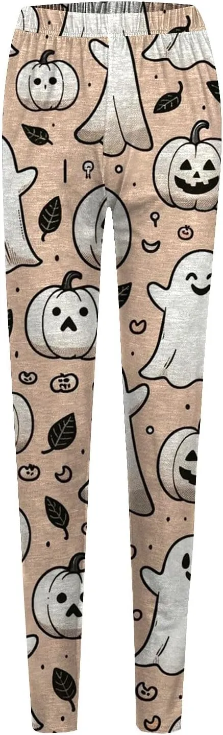 Women Halloween Print Leggings Printed Sports Yoga Pants Leggings Halloween Print Casual Pants Leggings Halloween