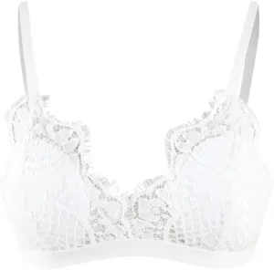 Women Lace Lingerie 2023 YLace Bralette for Women V Neck Camisoles Double Layered Crop Top