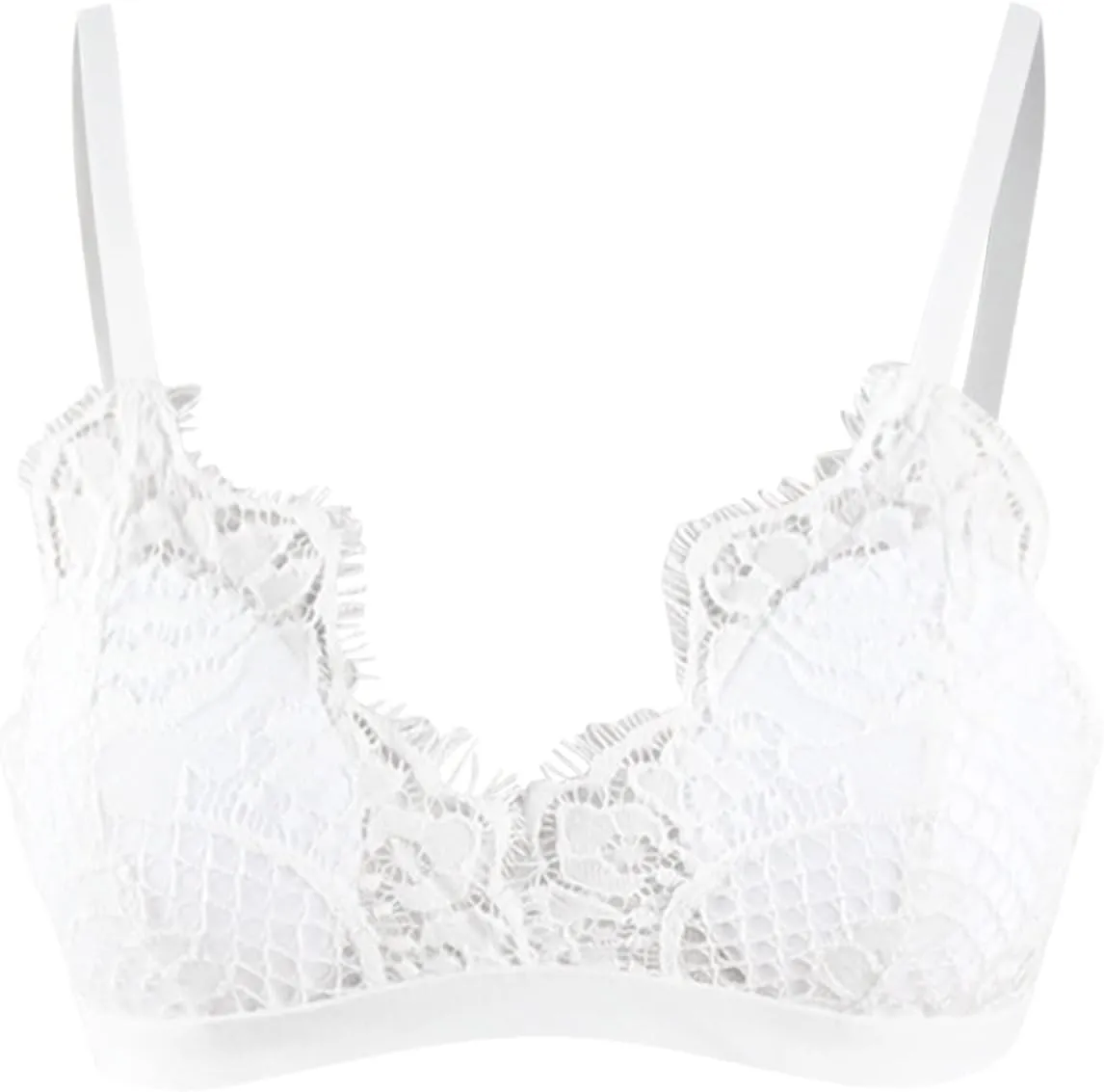 Women Lace Lingerie 2023 YLace Bralette for Women V Neck Camisoles Double Layered Crop Top