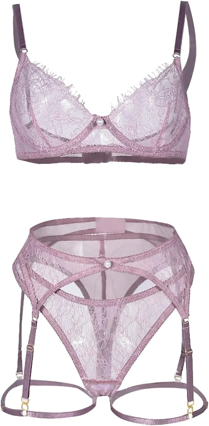 Women Lingerie Lace Lingerie Sets Sexy And Comfortable Lingerie 4 Piece Set