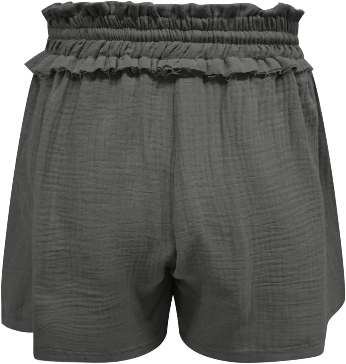 Women Stretch Summer Shorts Fashion Textured Drawstring SweatShorts Casual Loose Fit Lounge Beach Short Pants