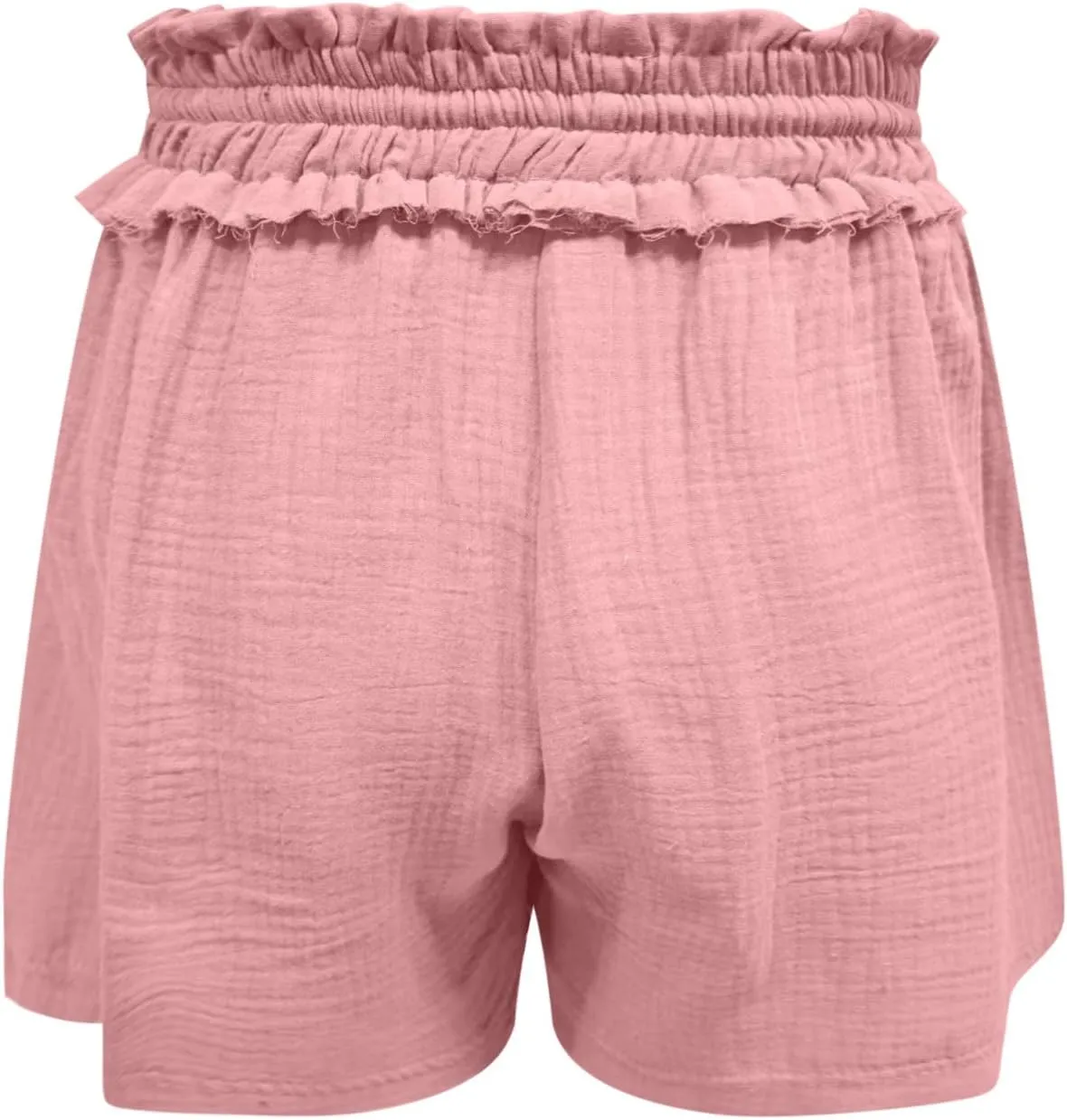 Women Stretch Summer Shorts Fashion Textured Drawstring SweatShorts Casual Loose Fit Lounge Beach Short Pants