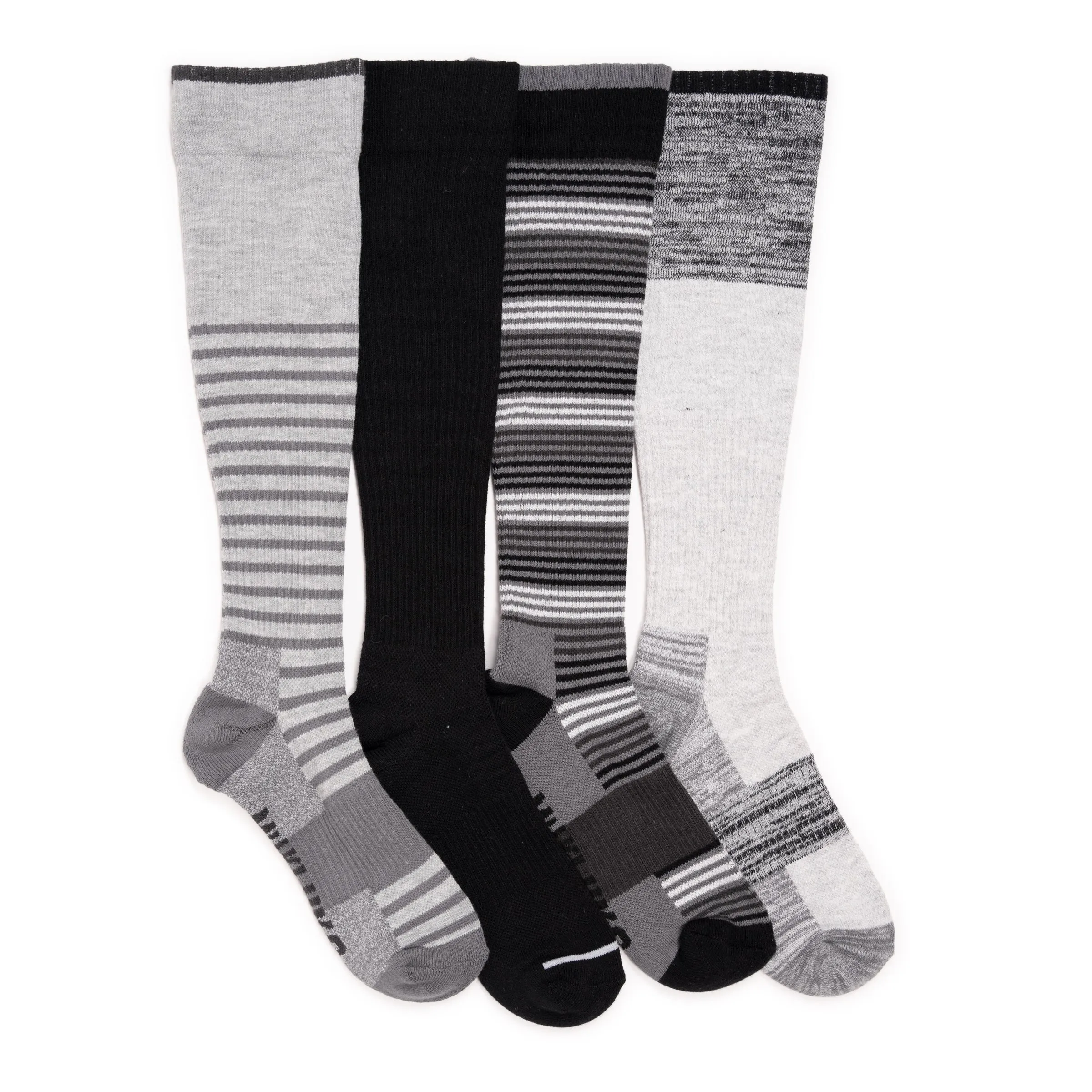 Women's 4 Pack Cotton Compression Socks