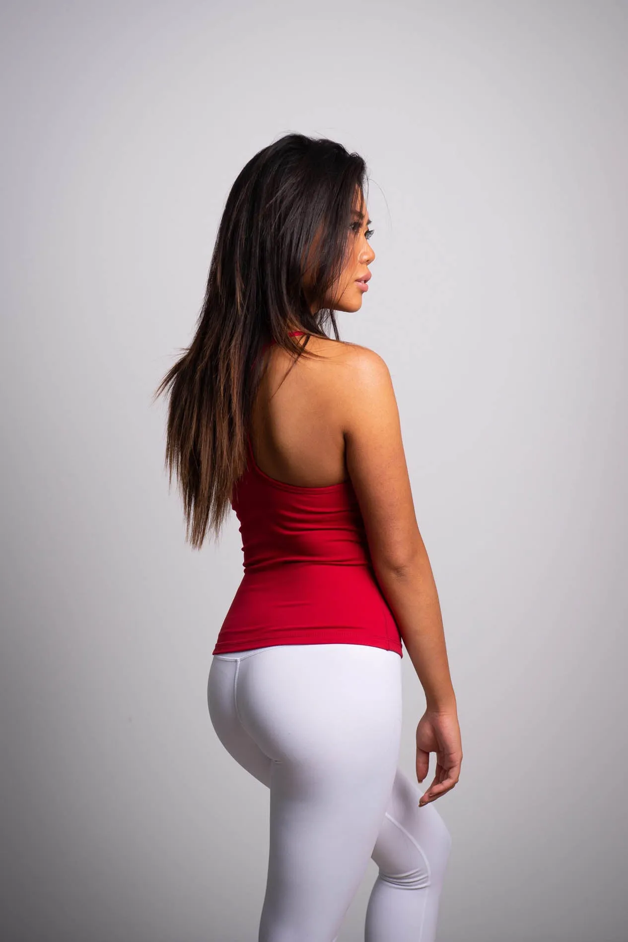 Womens Align Singlet - Red
