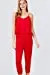 Women's Cami Layered Capri Knit Jumpsuit