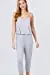 Women's Cami Layered Capri Knit Jumpsuit