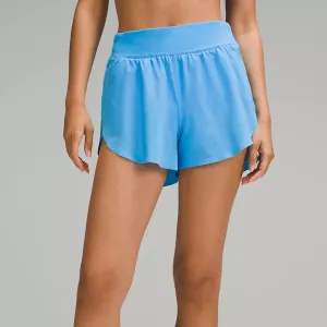 WOMEN'S FAST AND FREE REFLECTIVE HIGH-RISE CLASSIC-FIT 3" SHORT - KYBL KAYAK BLUE LIGHT