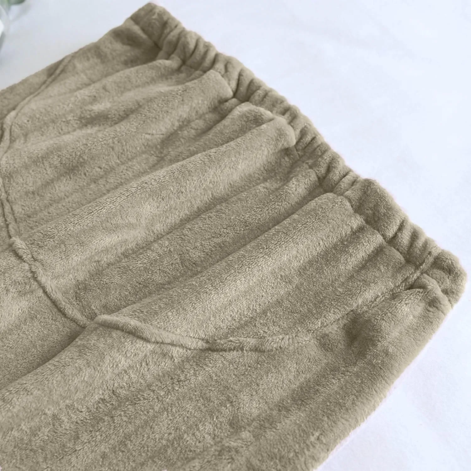 Women's Flannel Fuzzy Pajama Pants Comfy Warm Fleece Pajamas Lounge Long Pants Sleepwear Home Pants with Pockets