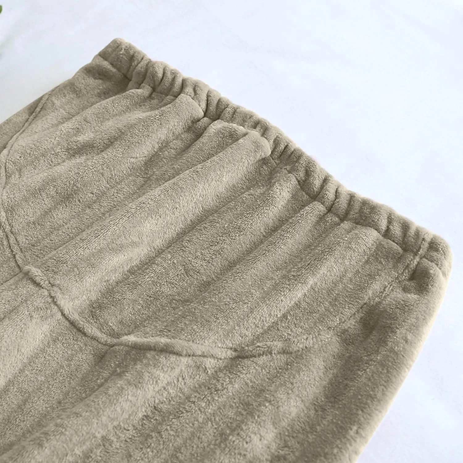 Women's Flannel Fuzzy Pajama Pants Comfy Warm Fleece Pajamas Lounge Long Pants Sleepwear Home Pants with Pockets