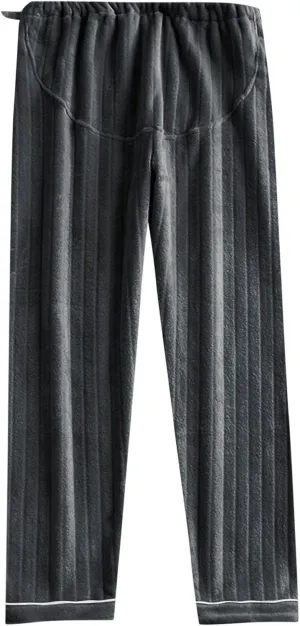 Women's Flannel Fuzzy Pajama Pants Comfy Warm Fleece Pajamas Lounge Long Pants Sleepwear Home Pants with Pockets