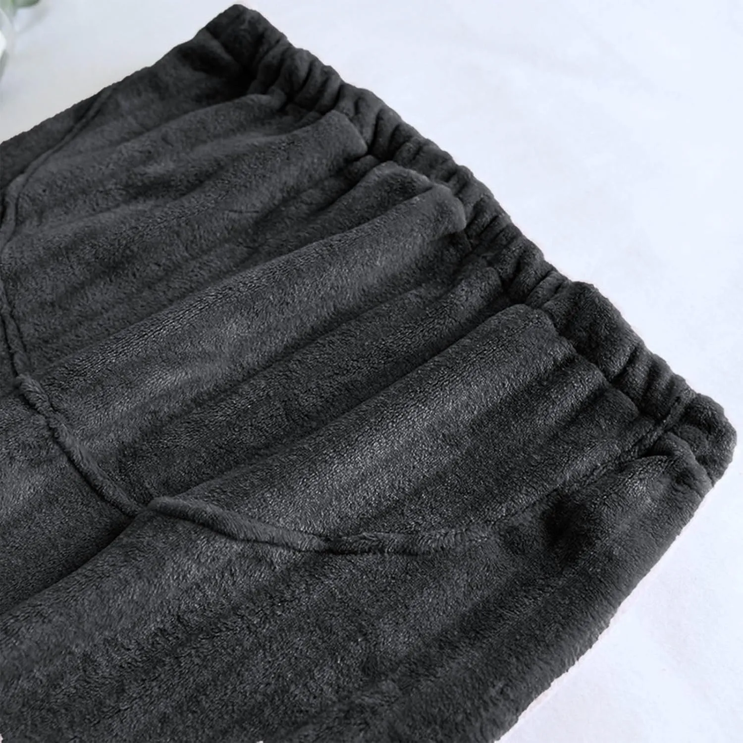 Women's Flannel Fuzzy Pajama Pants Comfy Warm Fleece Pajamas Lounge Long Pants Sleepwear Home Pants with Pockets