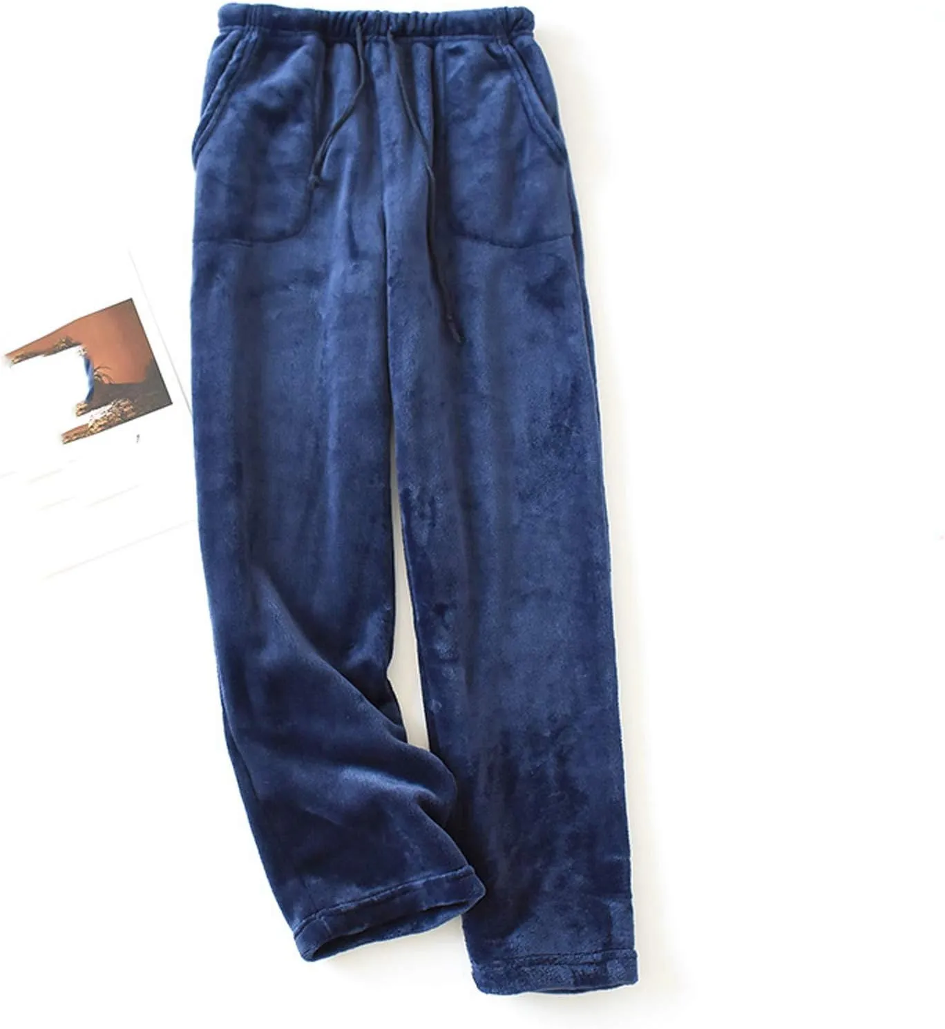 Women's Fleece Pajama Pants Winter Cozy Lounge Pants Warm Soft Fluffy Fleece Pajama Bottoms Comfy Sleepwear with Pockets