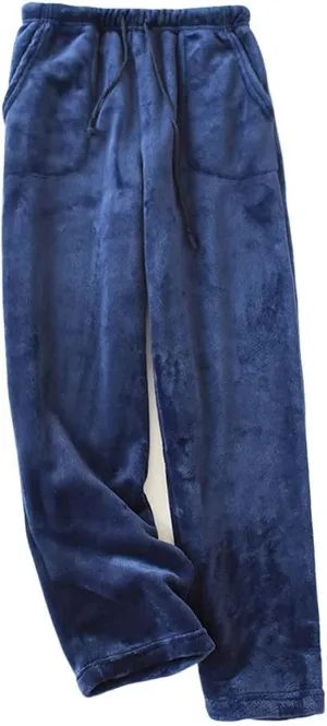 Women's Fleece Pajama Pants Winter Cozy Lounge Pants Warm Soft Fluffy Fleece Pajama Bottoms Comfy Sleepwear with Pockets