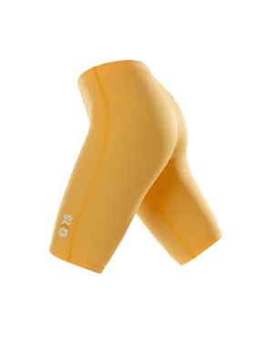 Women's Gold Knee Length Short
