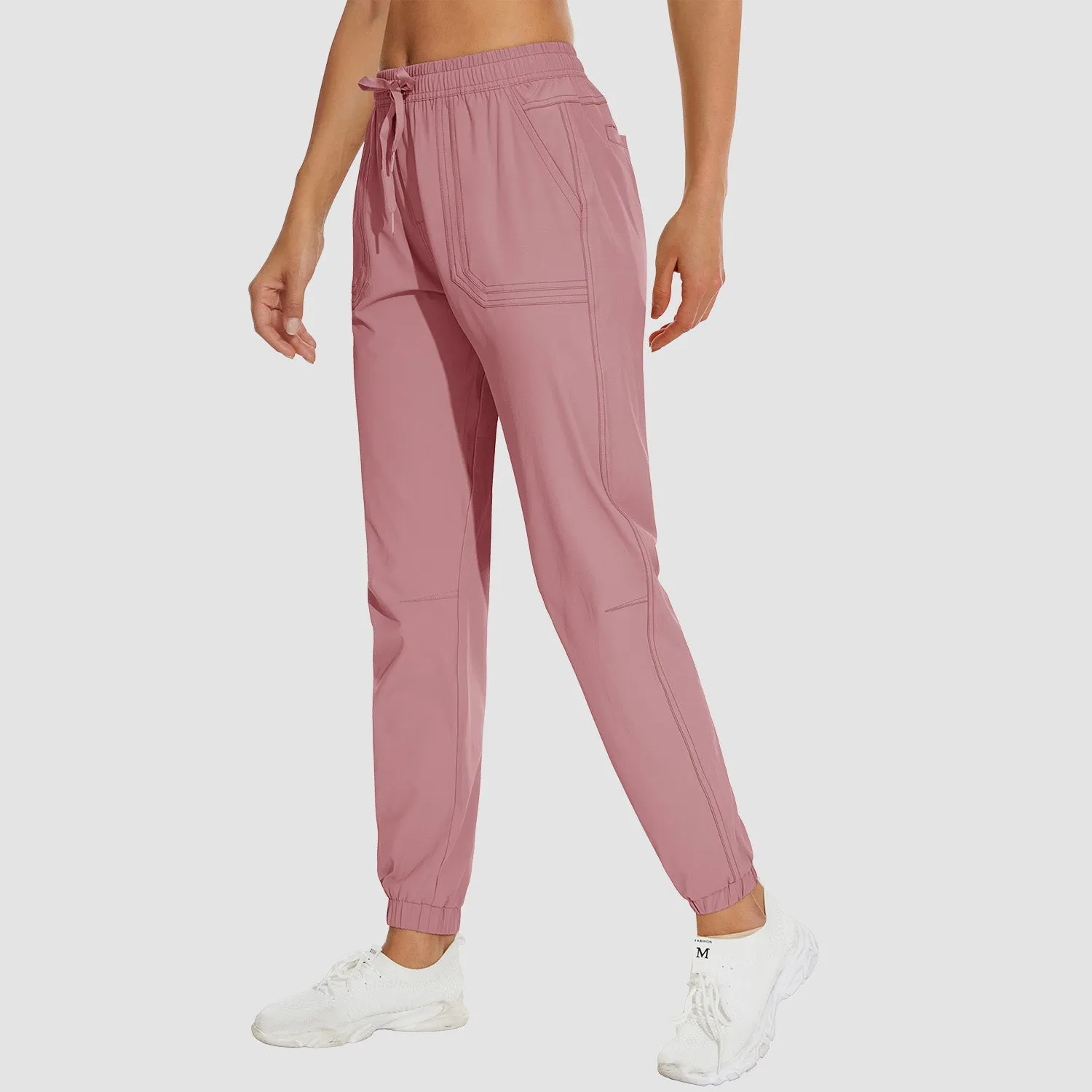 Women's Hiking Pants with 4 Pockets Quick Dry Lightweight Joggers Workout Gym Running Pants