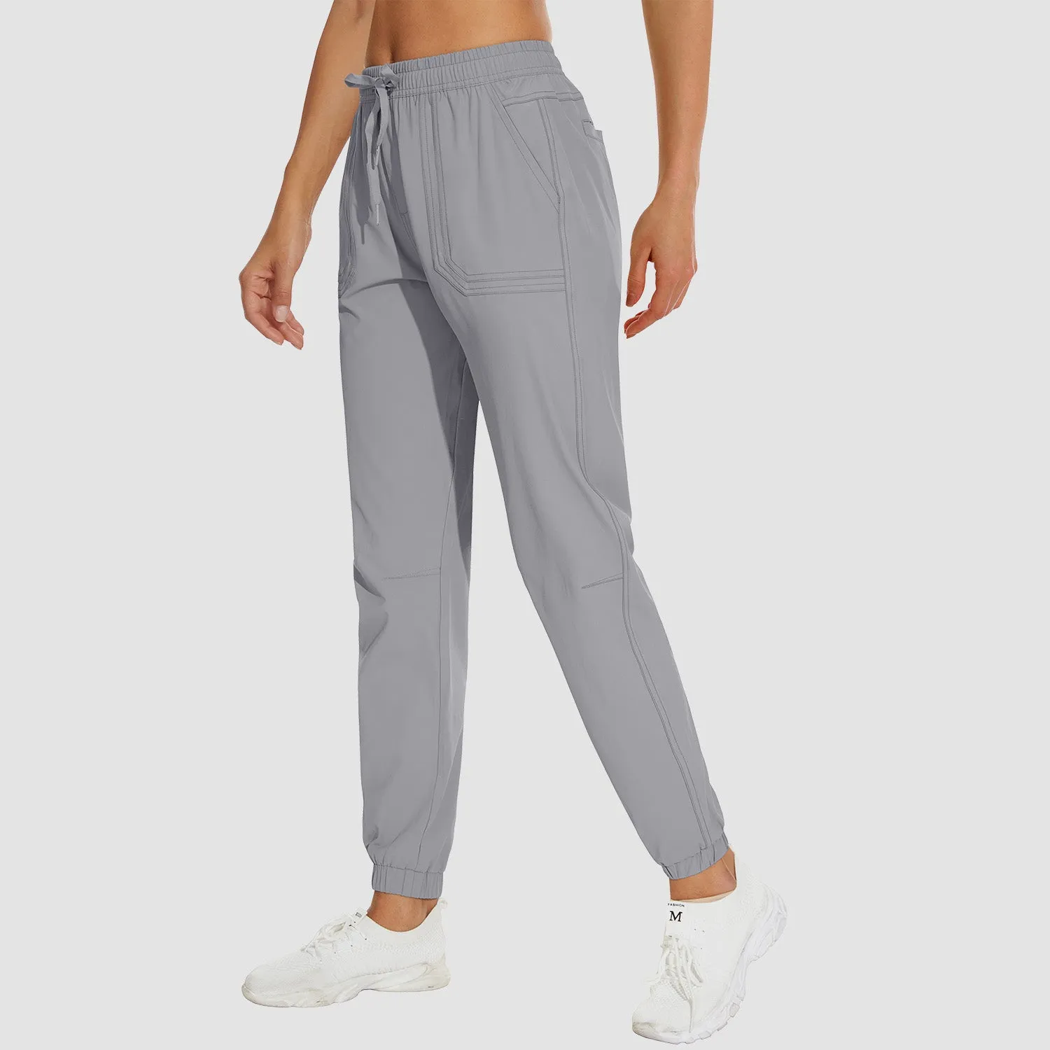 Women's Hiking Pants with 4 Pockets Quick Dry Lightweight Joggers Workout Gym Running Pants