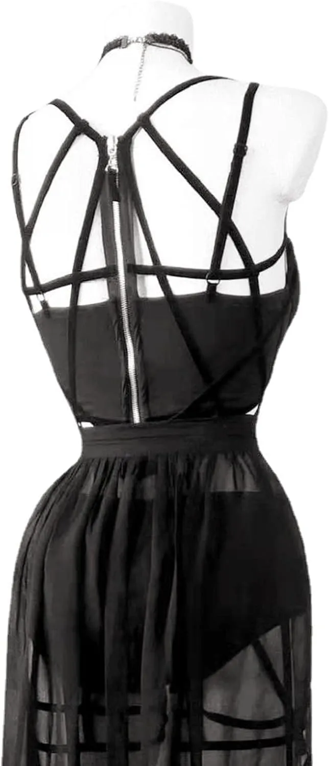 Women's Lace Babydoll Lingerie Set,Sheer Mesh with G-String,Perfect for Special Occasions