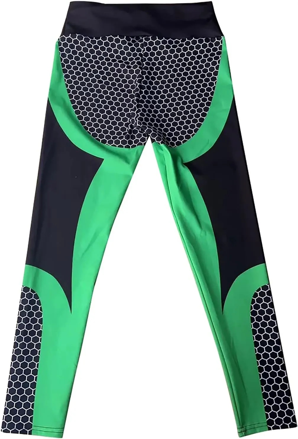 Womens Leggings Tummy Yoga Workout Leggings Pants Women's Tummy Waist Print High Pants Cotton Capri Leggings for