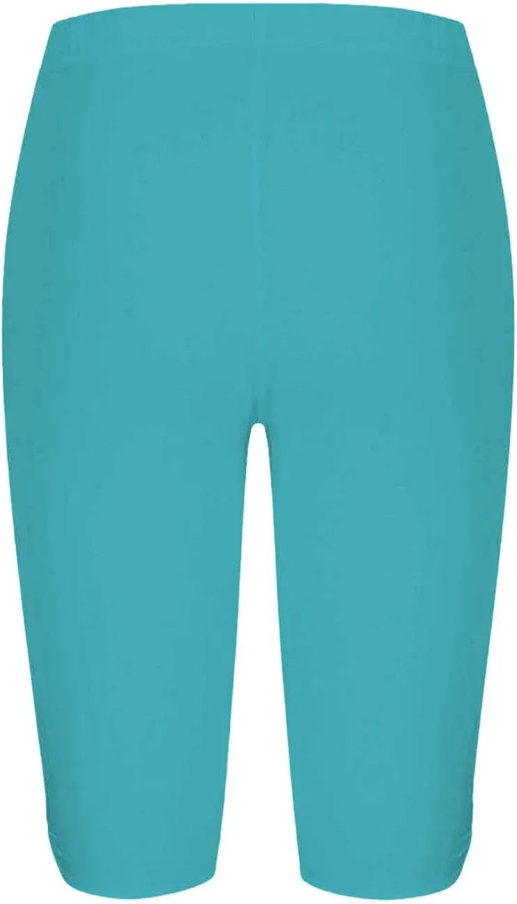 Womens Leggings with Pocket Length Capri Leggings Summer Cropped Pants Casual Solid Comfy Capris Womens Leggings