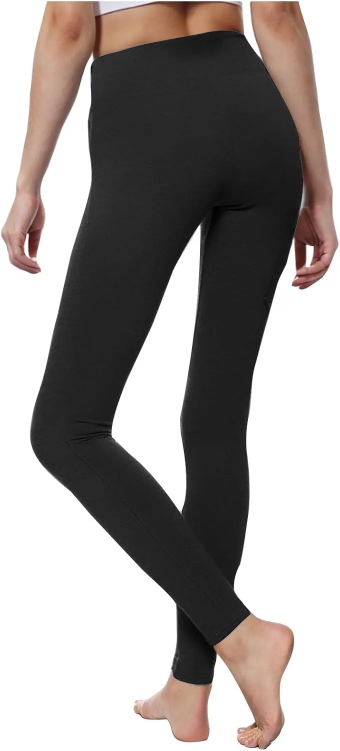 Womens Long Leggings, Plus Size Leggings with Pockets,Ankle Pants for Women,Women Leggings with Pocket