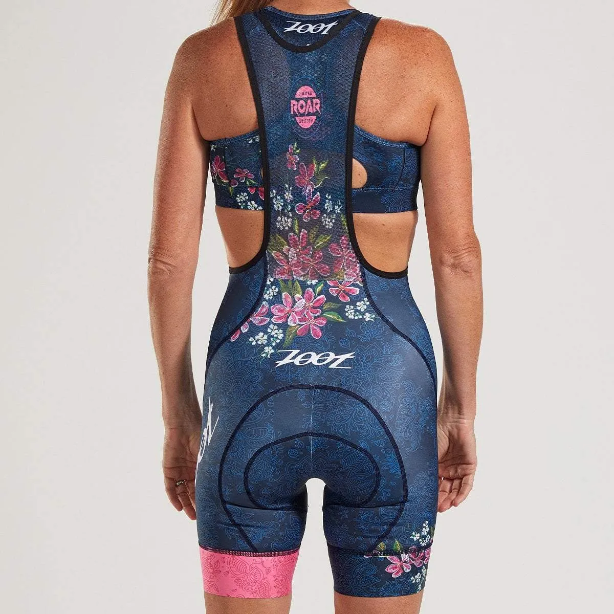 Womens LTD Cycle Bib - Blue Roar