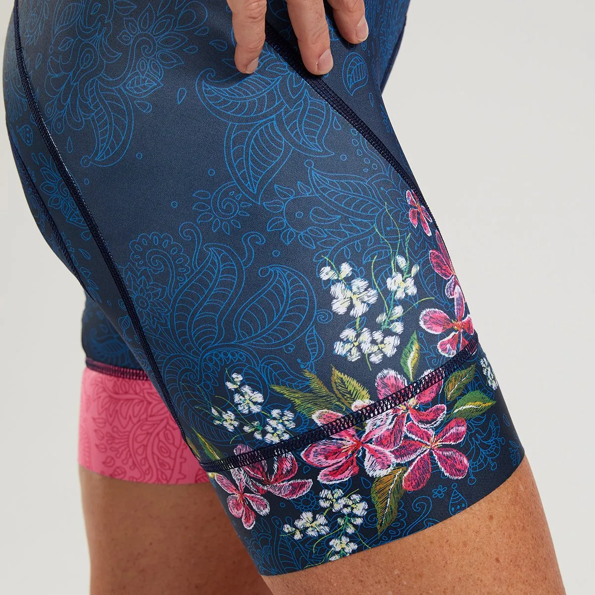 Womens LTD Cycle Bib - Blue Roar